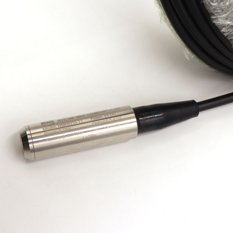 4-20ma 0-10v RS485 আউটপুট তরল জল স্তর সেন্সর 500m ওয়েল খনির গর্ত জ্বালানী ডুবন্ত জল গভীরতা স্তর ট্রান্সমিটার