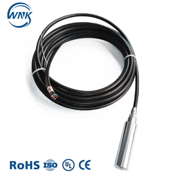 WNK8010 4-20mA আউটপুট 0.2% এফএস নির্ভুলতা সিই ROHS সহ বিস্ফোরণ-প্রমাণ ডুবযোগ্য জল স্তর ট্রান্সমিটার