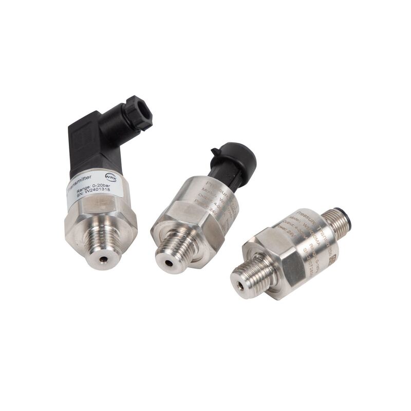 150 Psi Stainless Steel 1/8NPT Pressure Transducer Sensor with Connector for Oil Fuel Air Water
